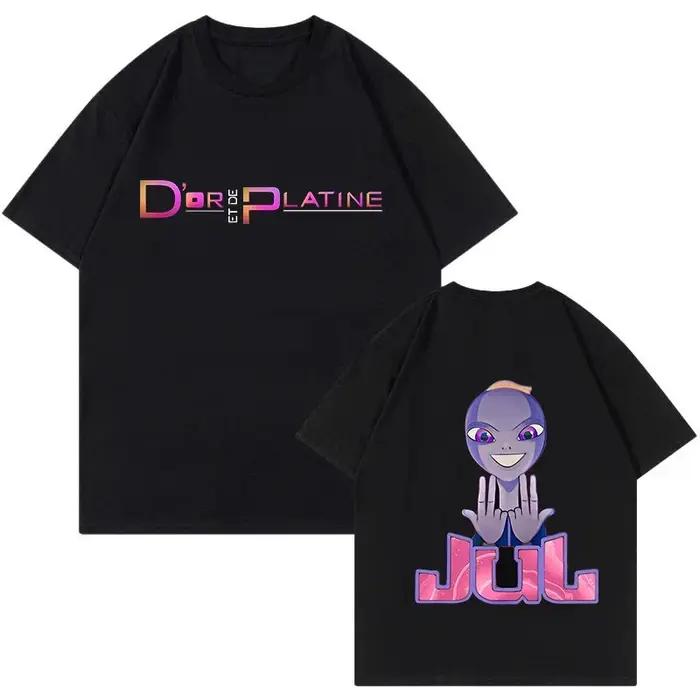 Rappeur Jul graphique Vintage T-shirt hommes femmes mode Hip-hop T-shirt drôle été à manches courtes