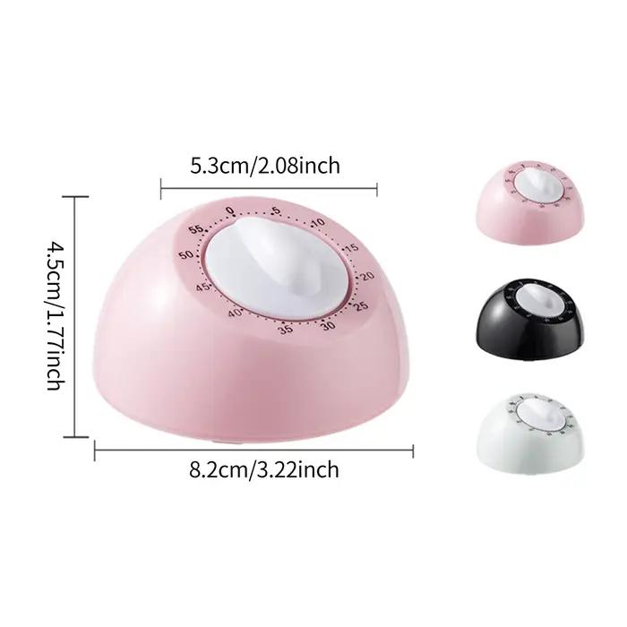 Minuteur de cuisine mécanique, rappel de gestion du temps, alarme, outil d'autodiscipline, horloge de compteur à rebours pour la maison