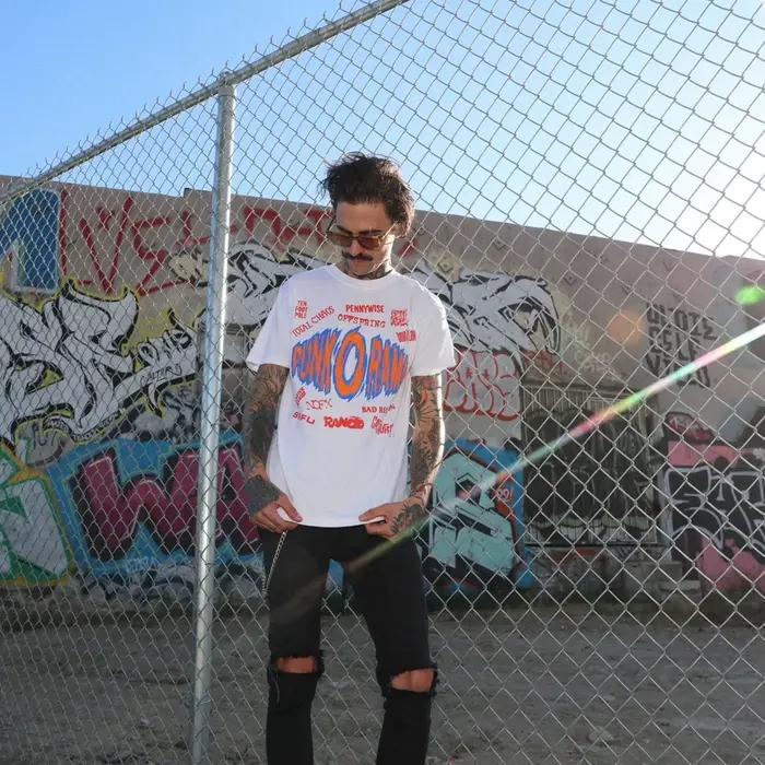 T-shirt en coton unisexe 2026 Rock Punk O Rama Graphic pour homme et femme