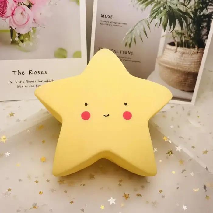 Veilleuse dessin animé étoile lune lampe de chevet chambre enfant décoration vacances Noël梦幻动画星星月亮夜灯儿童房装饰假期圣诞节