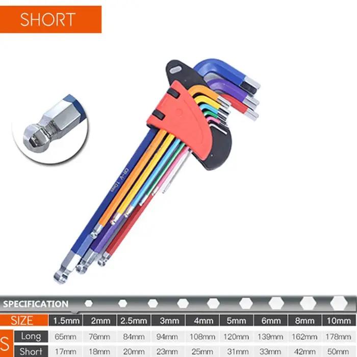 Kit de clés Allen pour vis Allen