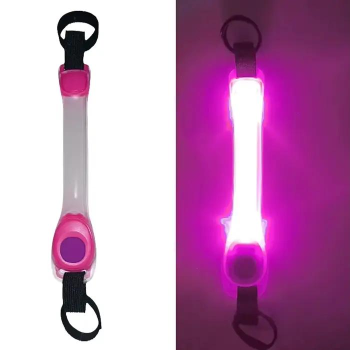 Collier lumineux de sécurité Anti-perte pour chien, pendentifs multicolores et bande lumineuse LED c