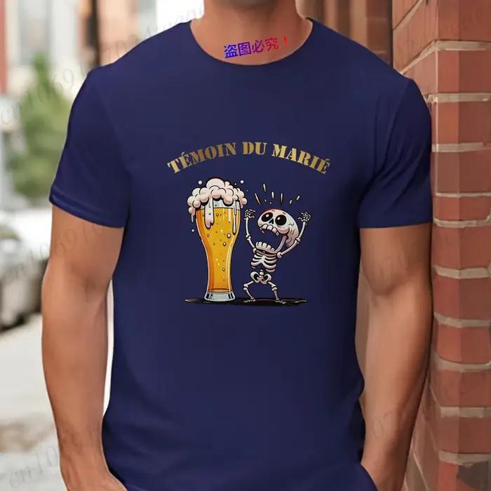 T-shirt pour hommes, équipe de marié français Evg