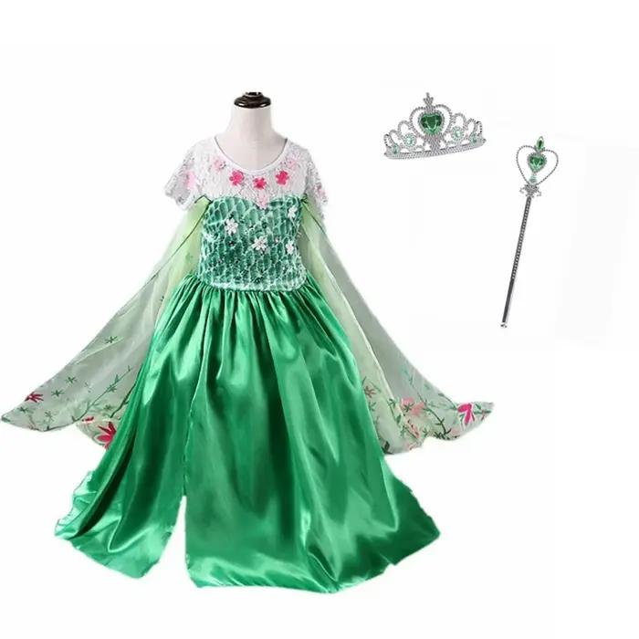 Robe de soirée princesse Elsa pour filles