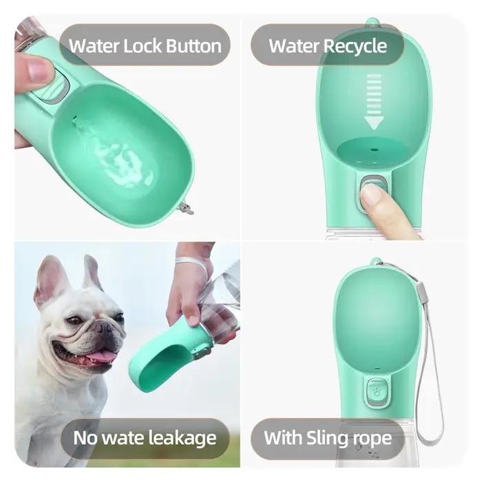 Bouteille d'eau portable pour chiens de petite et grande taille
