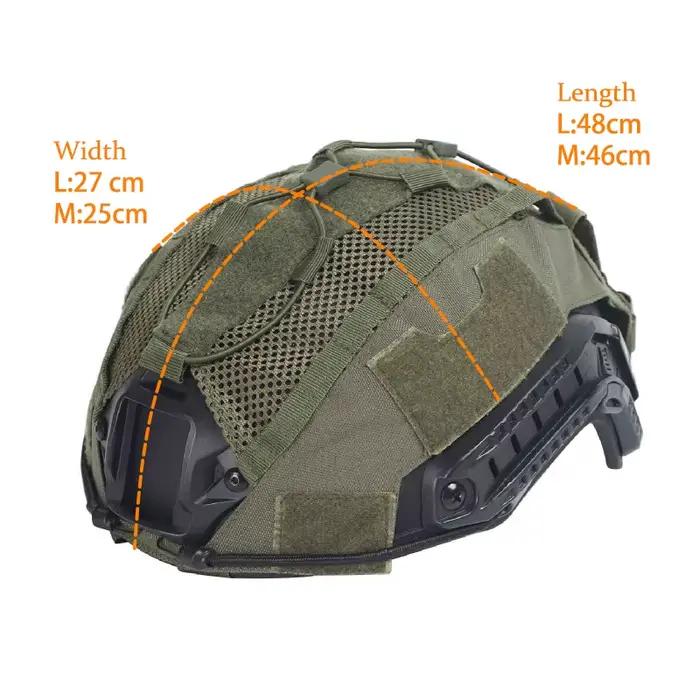 Kit housse de casque tactique maritime avec pochette batterie NVG, idéal pour casques de chasse