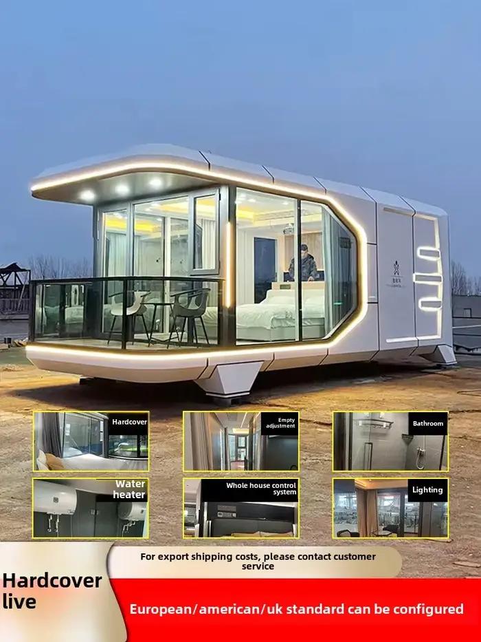 Capsule spatiale maison mobile