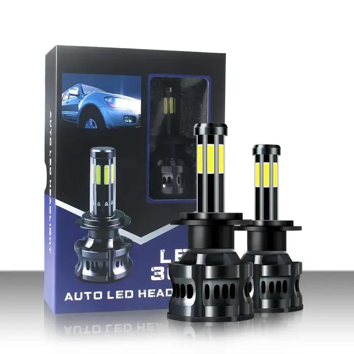 2x8 côtés COB H7 LED H11 H4 Hi/Lo H1 H3 H8 HB1 HB3 HB4 HB5 HIR2 H13 H27 9005 9006 9008 9012 ampoules