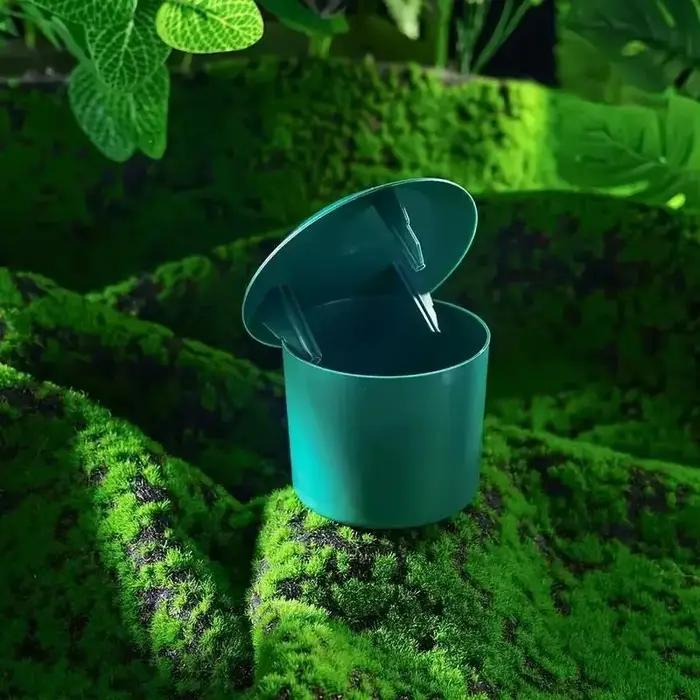 Piège à escargots durable haute qualité cage en plastique gris clair pour protection des légumes fleurs jardin occasions spéciales