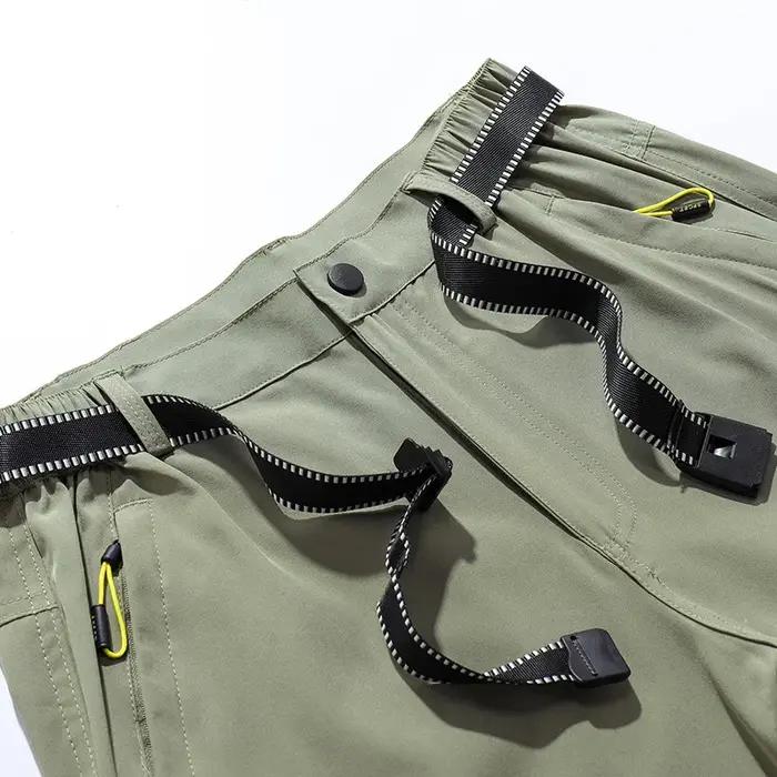 Pantalon cargo printemps été homme - Élastique imperméable séchage rapide randonnée chasse
