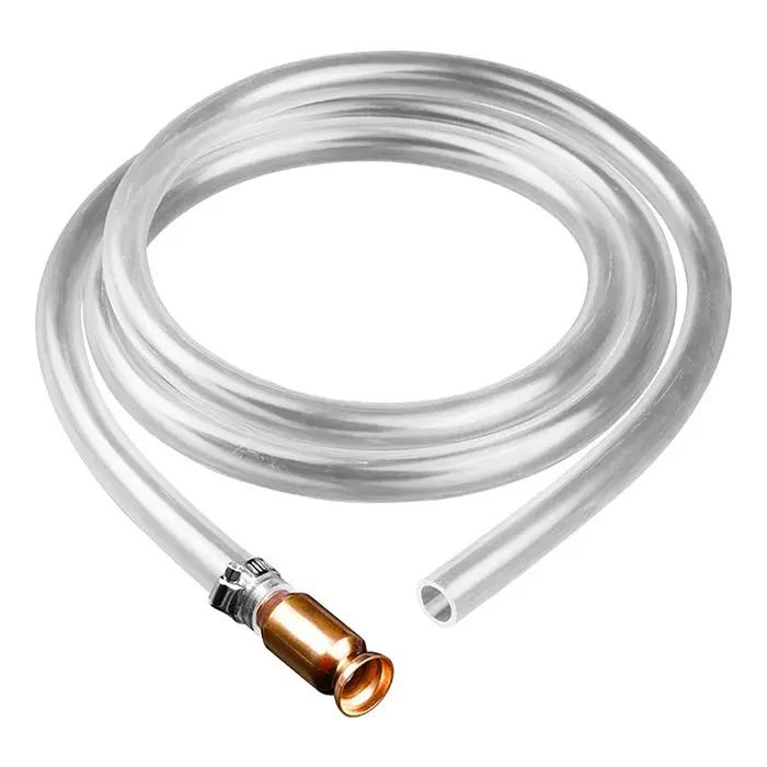 Siphon à gaz auto-amorçant avec clapet anti-retour pour essence et autres fluides multi-usages robuste et sûr pour la maison et l'industrie