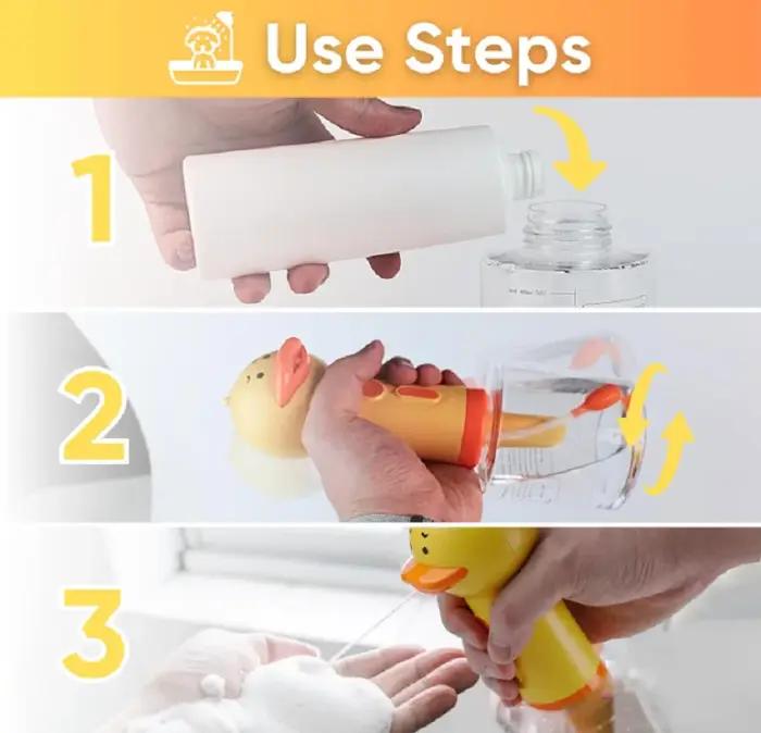 Distributeur de shampoing électrique pour chien