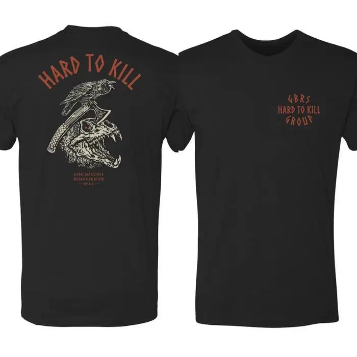 T-shirt tactique d'entraînement en plein air Axe & Talon pour hommes et femmes, tee-shirt graphique