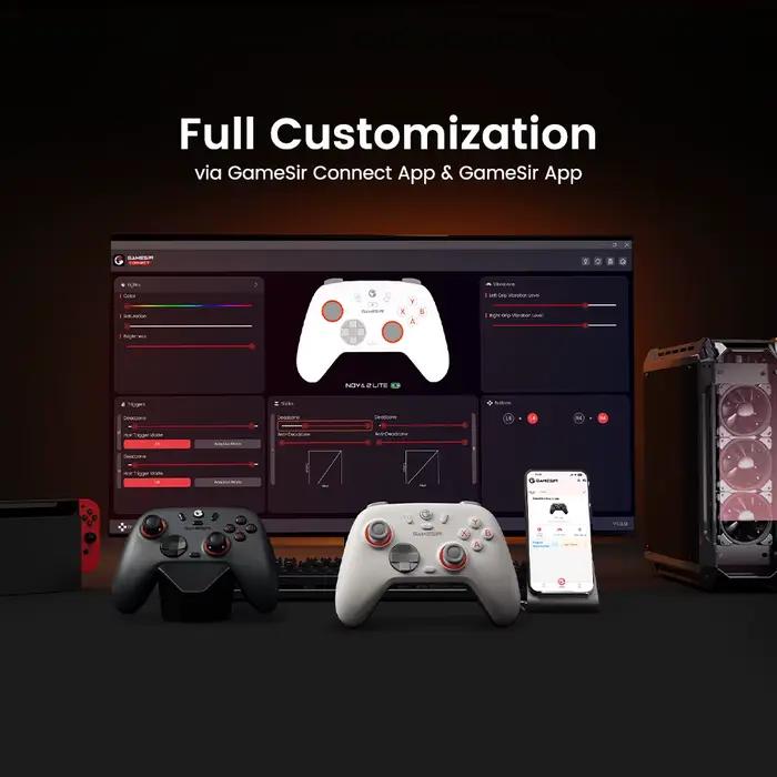 GameSir Nova 2 Lite Contrôleur de jeu sans fil multiplateforme pour Switch, PC, Android et iOS