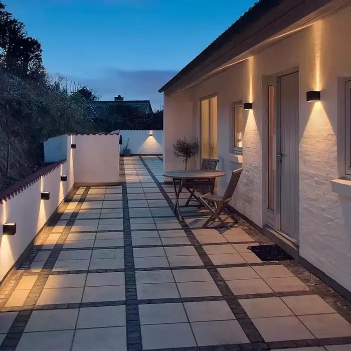 IP65 mur LED lampe extérieure applique balcon porche lumière jardin cour allée décor éclairage intér