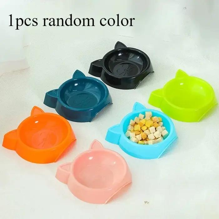 Bol pour chien en forme de chat charmant pour animaux de compagnie de petite/moyenne taille