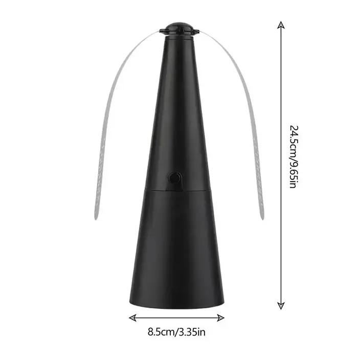 Ventilateurs de table USB anti-mouches pour extérieur, ventilateur tapette à mouches rotatif pour al