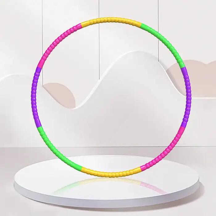 Cerceau de couleur amovible pour enfants, équipement de Sport, exercice Portable, entraînement physi