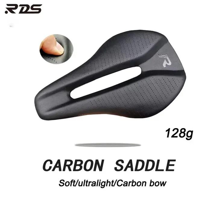 Selle de route vtt en Fiber de carbone 128g, coussinets en matériau carbone 3k T800, coussins en cui