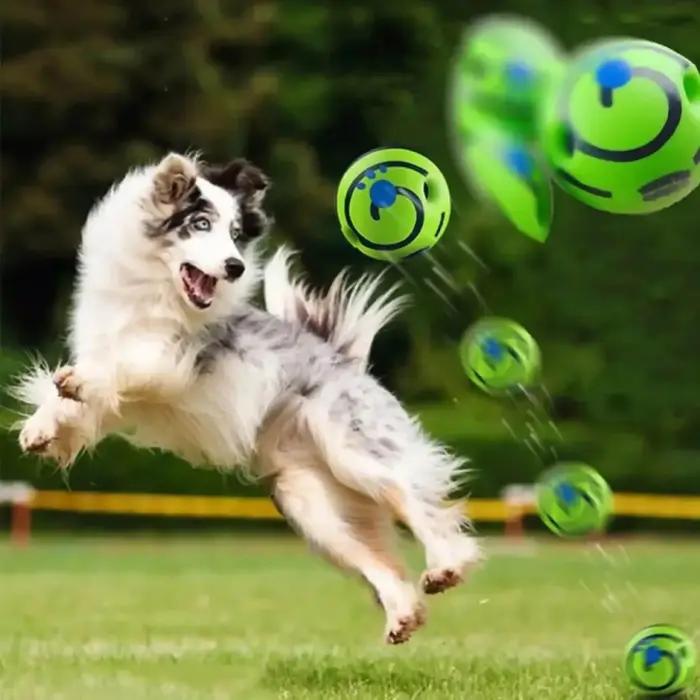 Balle de giggle interactive pour chiens jeu stimulant sonores amusants entraînement mental et physique occasions spéciales
