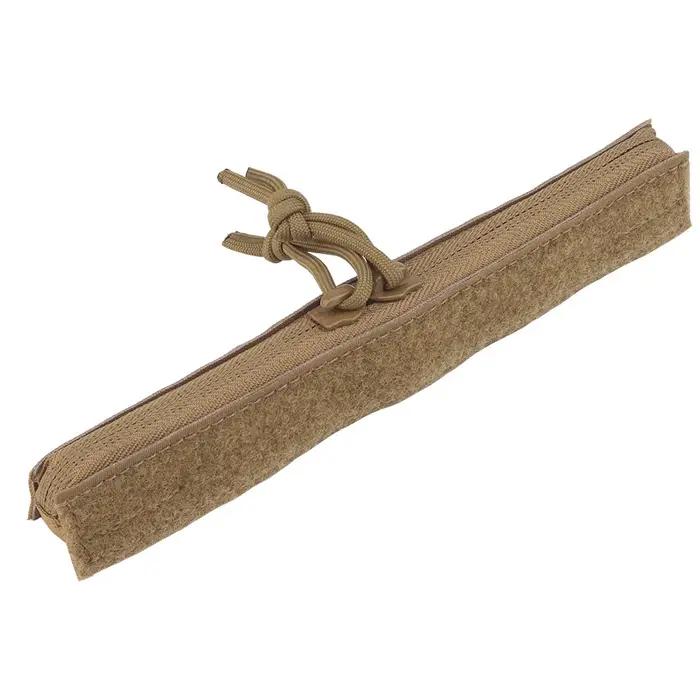 Poche admin tactique à fermeture éclair fixation velcro pour gilet chasse et porteur de plaques