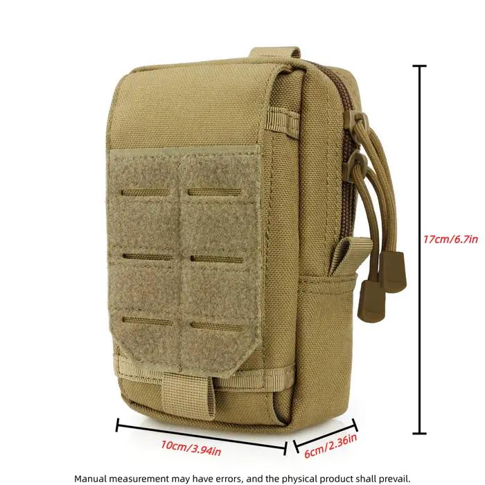 Sac banane tactique avec fermeture rabat laser - Poche à téléphone 1000D pour chasse et sports outdoor