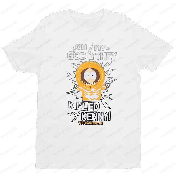 T-shirt South Park Hommes Décontracté en Coton de Haute Qualité pour Occasions Spéciales et Journées Entre Amis