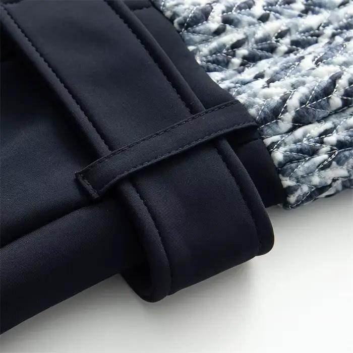 Combinaison matelassée tendance à la mode, nouvelle arrivée printemps 2026, patchwork matelassé, cei