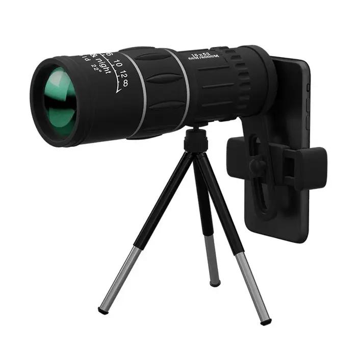Monoculaire 16x52 Double Mise Au Point Avec Grand Diamètre Pour Observation Nocturne Et Ornithologie Photo Occasions Spéciales