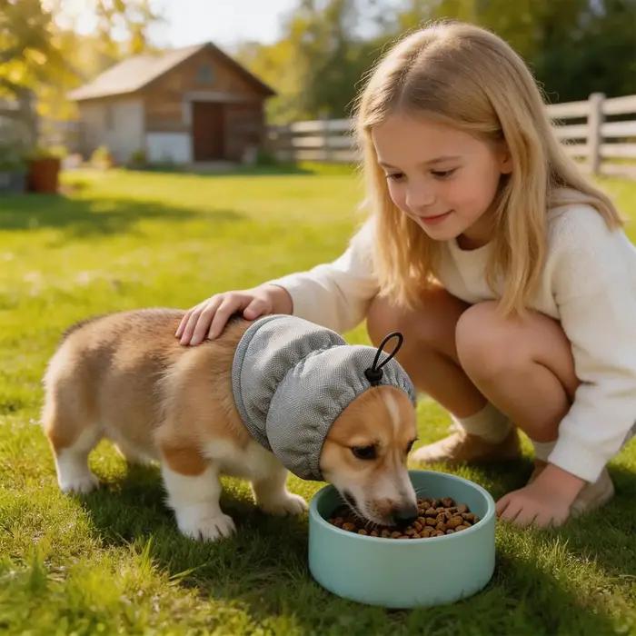 Cache-oreilles élastique réglable et confortable pour chien – Bandeau pour oreilles