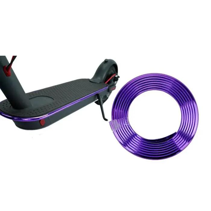 Bandes décoratives de protection pour pare-chocs de trottinette, autocollants pour trottinette élect