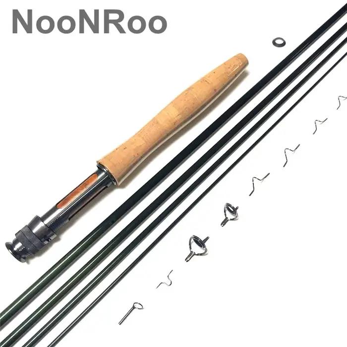 NooNRoo IM8 8ft 6 pouces 4pc 1wt tige à mouche bricolage Cambo Kit Action rapide