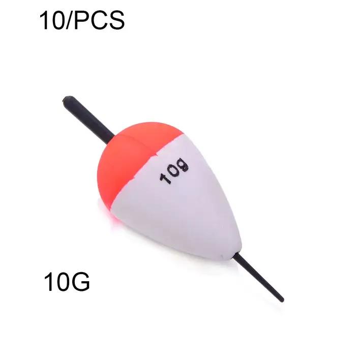 10 pièces flotteur de pêche mousse flotteurs de poisson dérive gros ventre dérives longue coulée dérives 1g/2g/3g/5g/10g bouée Flotador équipement poissons flotteur