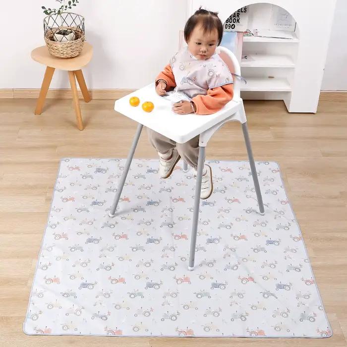 Elinfant 1 Pc bébé chaise haute Splat tapis Portable bébé salle à manger chaise tapis imperméable an
