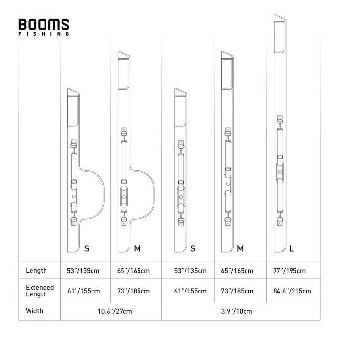 Booms-Sac de pêche PB4, mallette de rangement pour poteau en nylon 135 cm à 185 cm, pliable, applica
