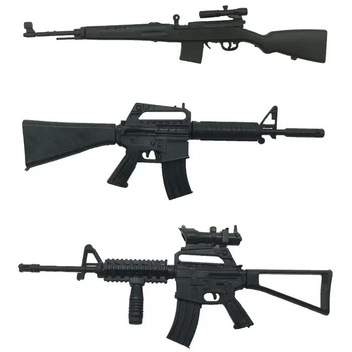 Modèle de fusil d'action 1:6 pour figurine de 12 pouces AK74 AK47 M16A1 RPG jouet assemble facile pour collection et diorama