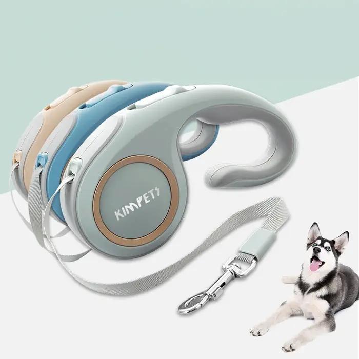 Laisse Rétractable Automatique pour Chien et Chat, Robuste et Ajustable, 3m 5m, pour Petits et Moyens Chiens, Accessoires pour Animaux de Compagnie