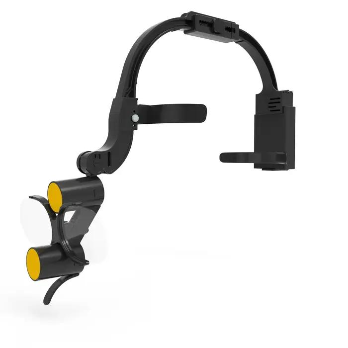 Lampe frontale dentaire LED, Loupes 2,5x 3,5x, esthétique médicale, phare chirurgical, grossissement binoculaire pour équipement de laboratoire