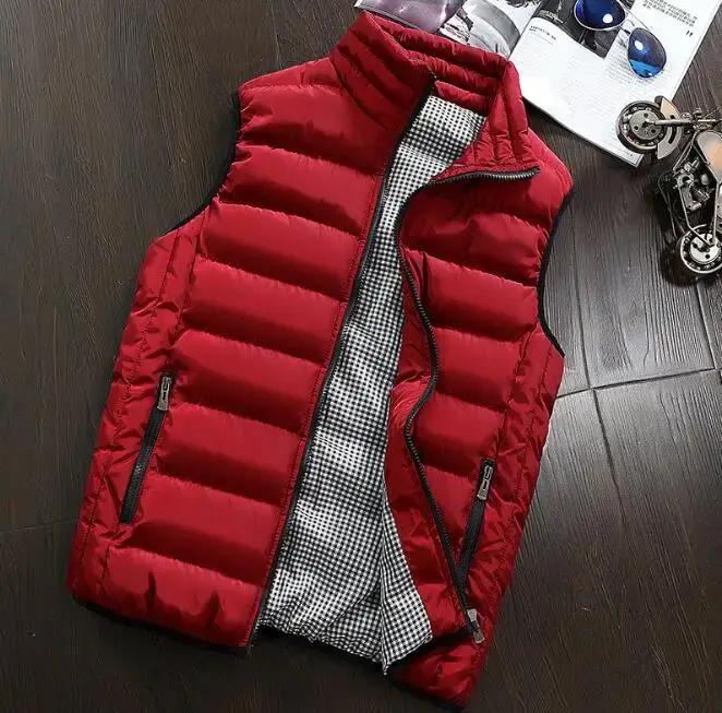 Gilet homme style anglais col roulé polyester rembourré grande taille automne hiver décontracté à offrir pour homme occasions spéciales