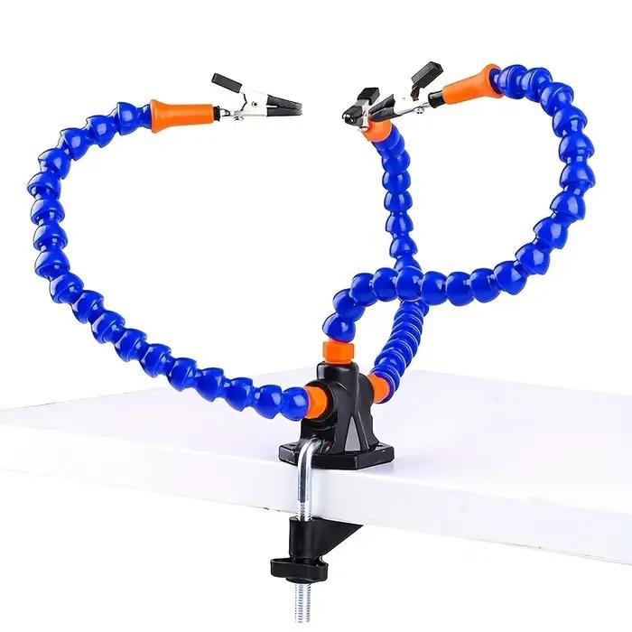 Support de circuit imprimé PCB de troisième main bras flexibles station de soudage multifonctionnelle pour travaux électroniques occasionnels et spéciales