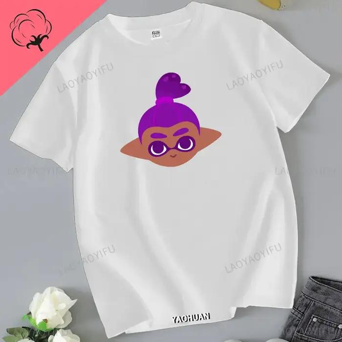 T-shirt College Splatfest Team Chaos homme, coton imprimé, style décontracté, col rond, respirant, pour toutes les saisons et occasions