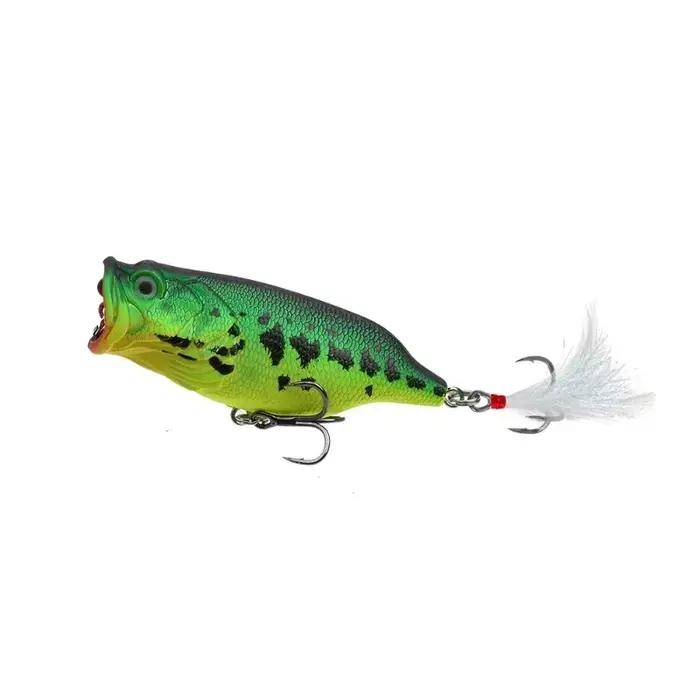 Leurre de pêche flottant 18g Topwater Popper, Leurre de surface Walking Bait Dog Walking Pencil pour