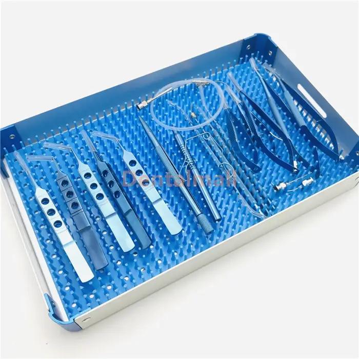 Instruments de micro-proporavec étui, 21 pièces/ensemble, générateurs de cataracte oculaire, micro d