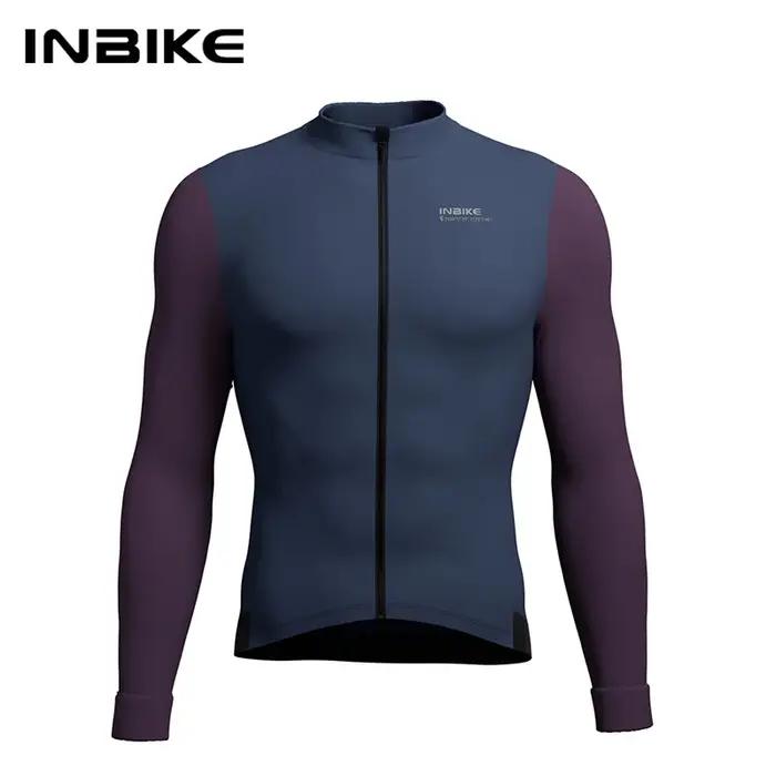 INBIKE hiver vestes de cyclisme pour hommes thermique polaire vélo maillot pour temps froid équitation coupe-vent