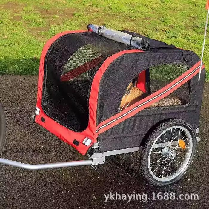 Remorque de vélo multifonctionnelle pour chien