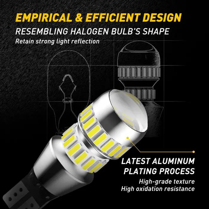 AUXITO 2000LM W16W LED Super lumineux T15 LED feux de recul sans erreur pour Audi A4 B8 Mercedes Ben