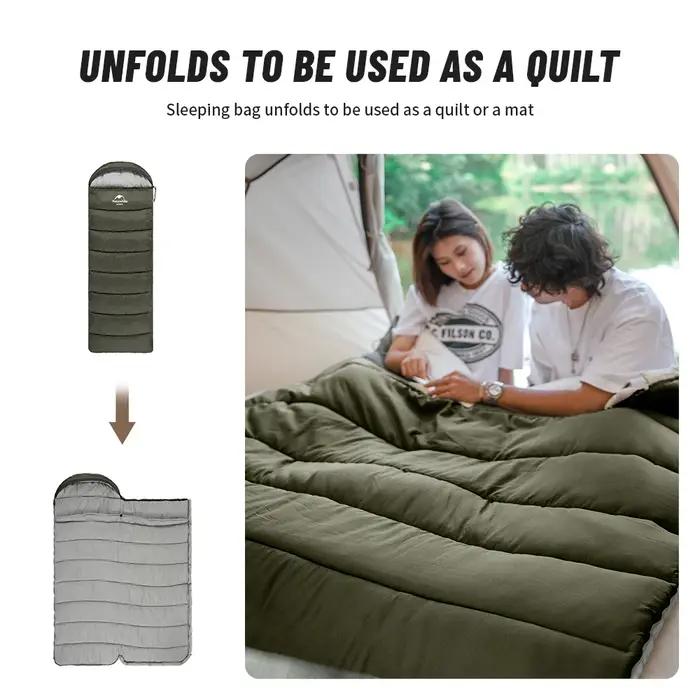 Naturehike – sac de couchage en coton ultraléger, sac de couchage d'hiver léger et étanche pour Camp