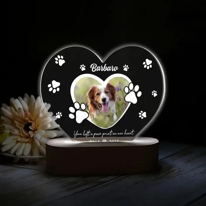 Cadeau personnalisé pour perte d'animaux de compagnie