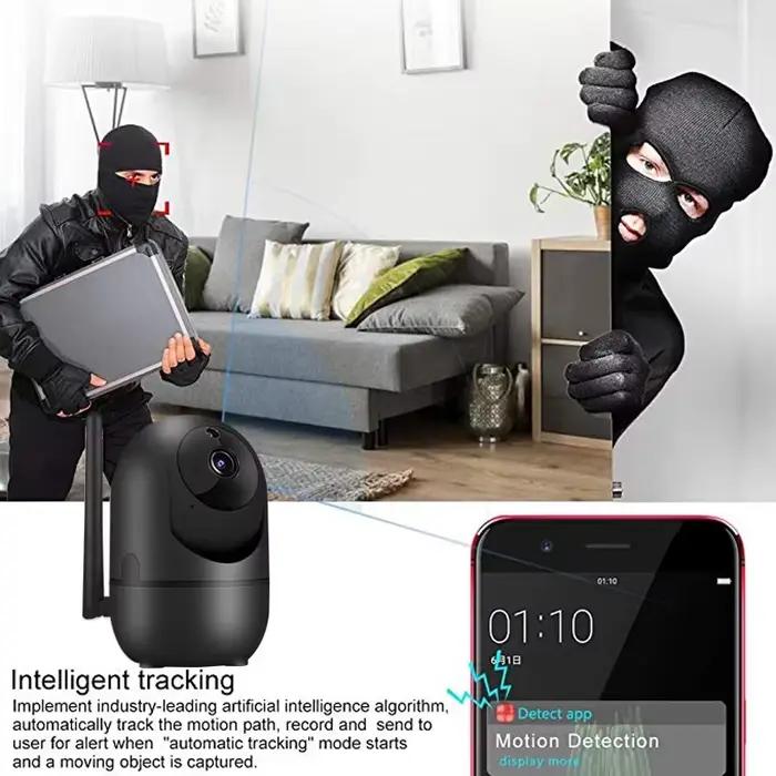 Caméra IP WiFi YCC365 Plus suivi automatique 1620P - Surveillance maison vision nocturne bébé sécurité