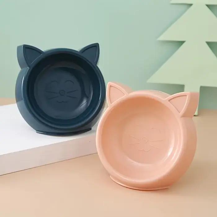 Bol pour chien en forme de chat charmant pour animaux de compagnie de petite/moyenne taille